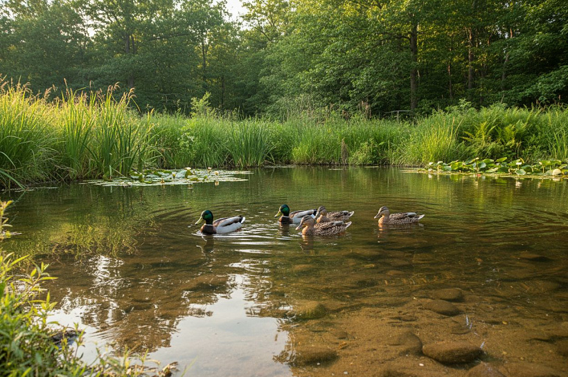 Кормление диких уток может навредить их здоровью и экосистеме водоемов