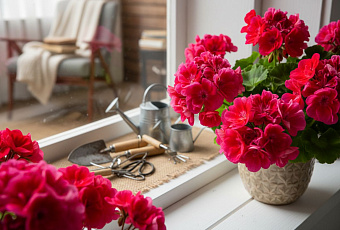 Герань на зиму: секреты обрезки и зимовки для пышного цветения