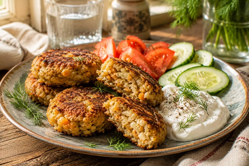 Измельчаю чечевицу с капустой и жарю: котлеты без мяса и яиц отлично держат форму 
