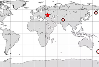 Землетрясение магнитудой 4,9 произошло в Азовском море у берегов Крыма