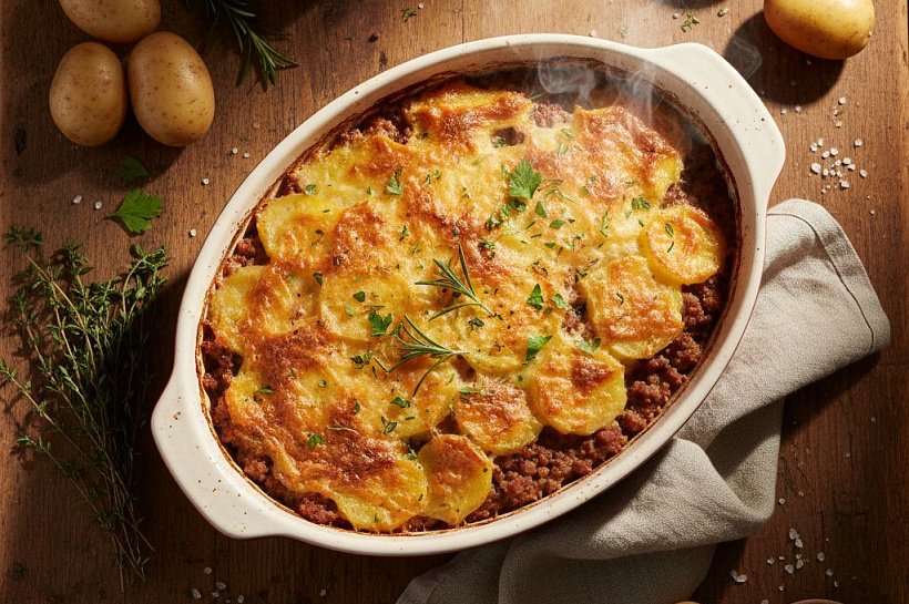Картофельная запеканка с мясом: рецепт сытного домашнего блюда