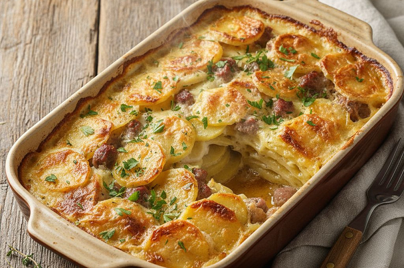 Картофельная запеканка с мясом: пошаговый рецепт сытного блюда