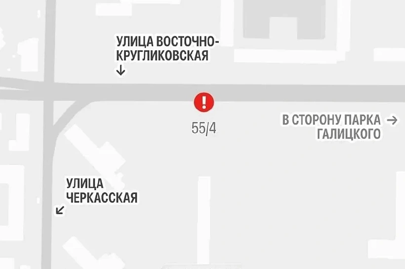 Движение транспорта ограничат на участке ул. Восточно-Кругликовской в Краснодаре с 1 ноября
