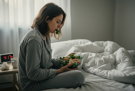 Недосып мешает похудению даже при правильном питании, объясняет врач