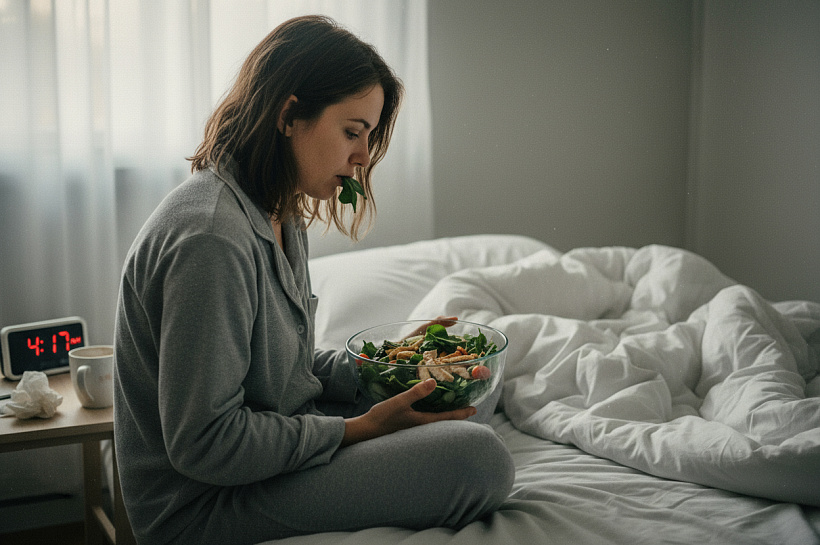 Недосып мешает похудению даже при правильном питании, объясняет врач