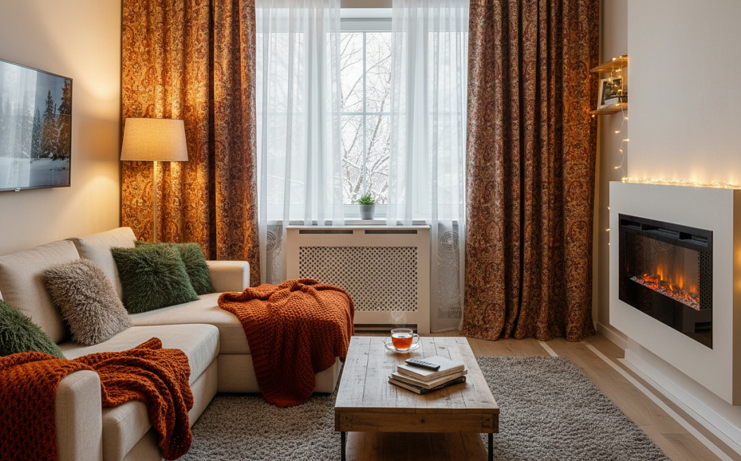 Простые привычки для сохранения тепла в квартире зимой