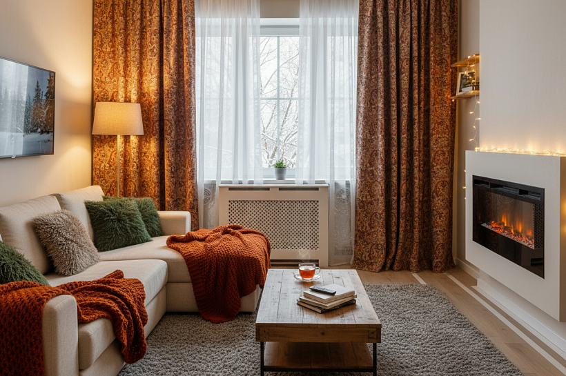 Простые привычки для сохранения тепла в квартире зимой