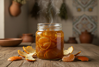 Итальянское мандариновое варенье с цедрой и ликёром: яркий зимний деликатес