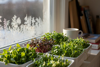 Микрозелень дома: пять культур для выращивания зимой без особых усилий