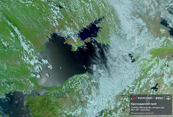 Видно из космоса: как выглядит буйство стихии в Краснодарском крае со спутника