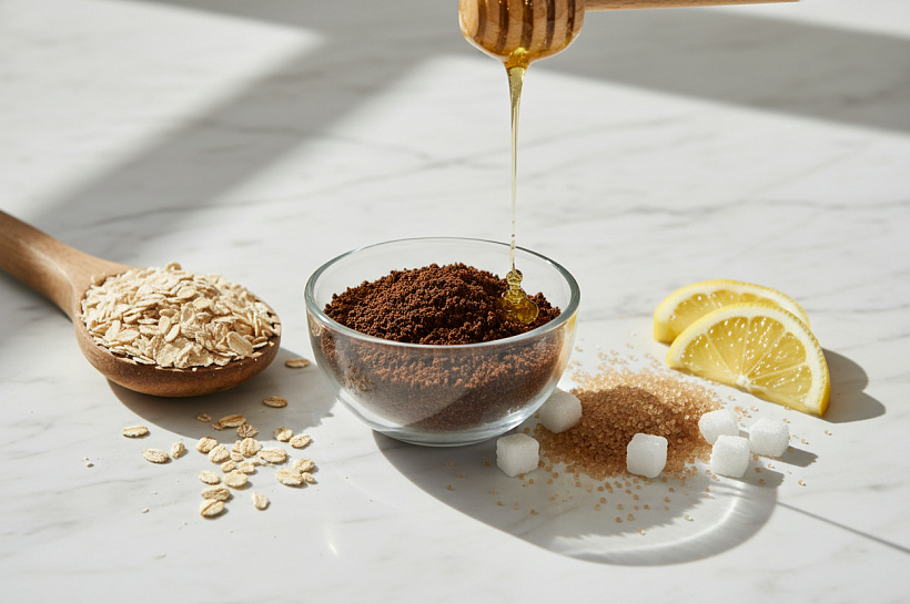 Три домашних скраба для лица: гладкая кожа как фарфор без дорогих средств