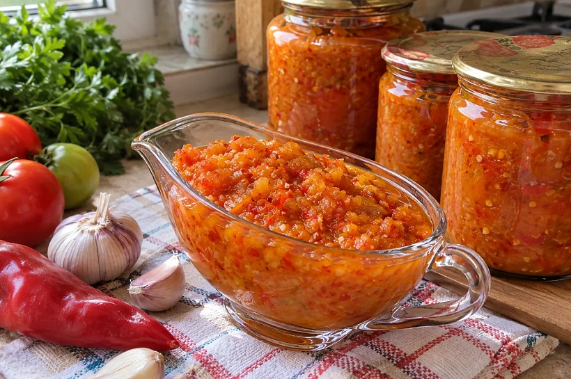 Зелёные помидоры превращаем в густую приправу: к мясу, картошке и любому гарниру
