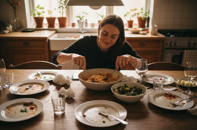 Почему мы продолжаем есть, даже если уже наелись