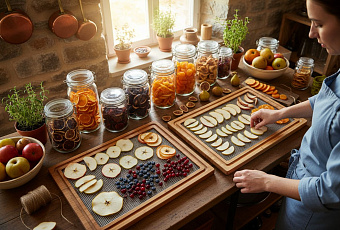 Шеф-повар поделилась 7 идеями для домашних сухофруктов и их хранения