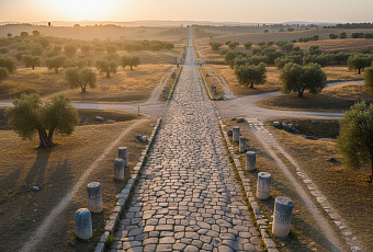 Учёные создали интерактивную карту древних римских дорог протяжённостью тысячи километров.