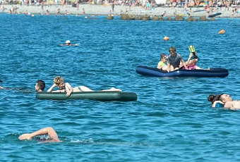 В Анапе сняли запрет на купание в море