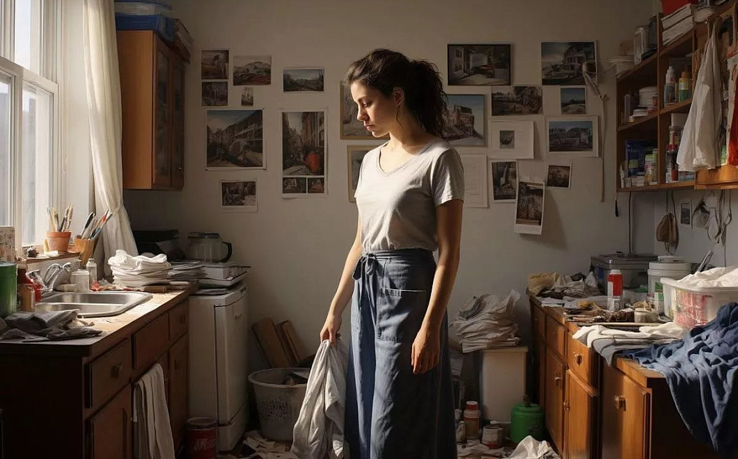 Швабра вместо букета: почти половина россиянок проводит 8 Марта за домашними делами