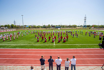  Под Анапой открыли обновленный стадион «Олимп»
