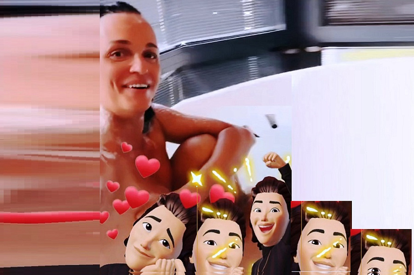 Натюкалась в сиську: певица Слава мылась в ванне с какими-то рожами, пока вела онлайн-трансляцию