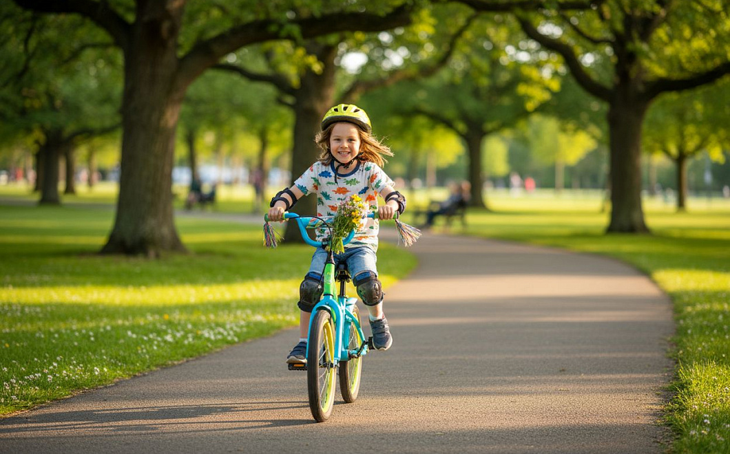 Велосипед в детстве: как два колеса учат ребенка свободе, смелости и уверенности