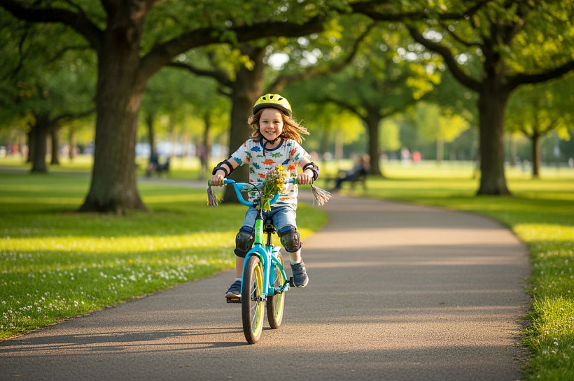 Велосипед в детстве: как два колеса учат ребенка свободе, смелости и уверенности