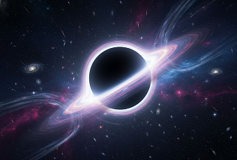 Чёрная дыра сбежала со скоростью 180 000 км/ч после космического слияния