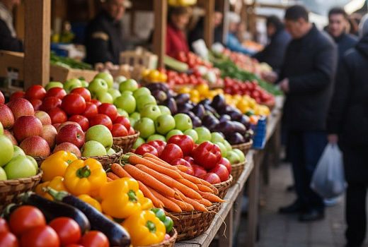 Роспотребнадзор объяснил, почему нельзя пробовать овощи и фрукты на рынке