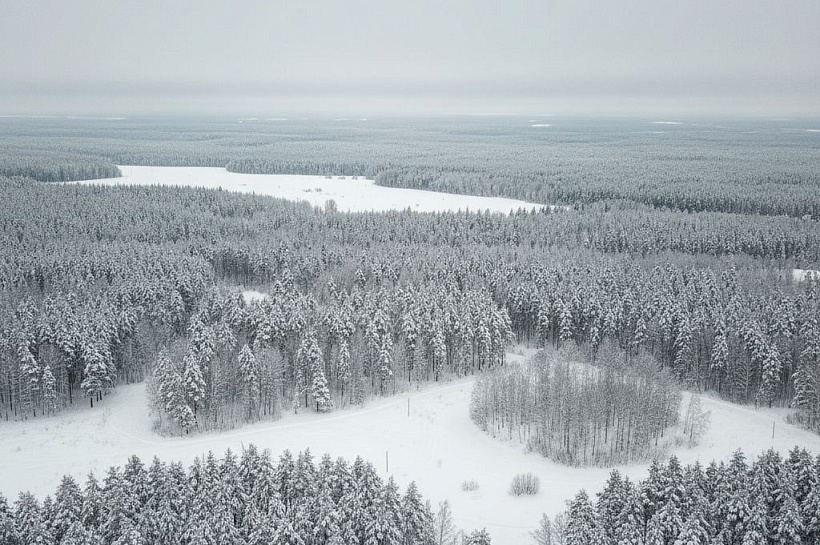 Устойчивый снежный покров формируется в России к концу октября