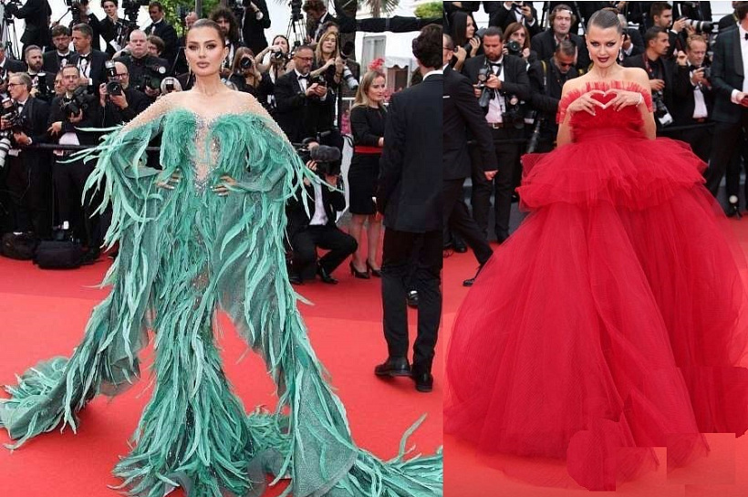 Звезда «Дома-2» Виктория Боня опозорилась в Каннах, показав публике попугая-вампира