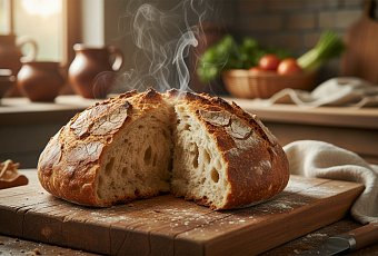 Секреты выпечки идеального домашнего хлеба с хрустящей коркой и воздушным мякишем
