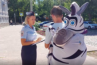 На набережной в Ейске полиция задержала «зебру»-прилипалу