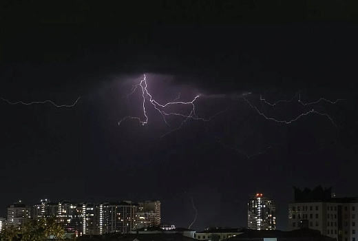 На Кубань обрушатся сильные ливни с грозой и ветром до 25 м/с