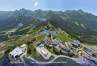 Создана уникальная интерактивная карта горного Сочи