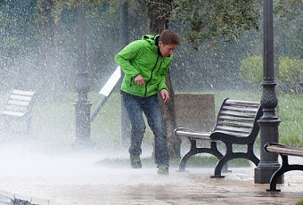 За два дня на Краснодар выльется половина месячной нормы осадков