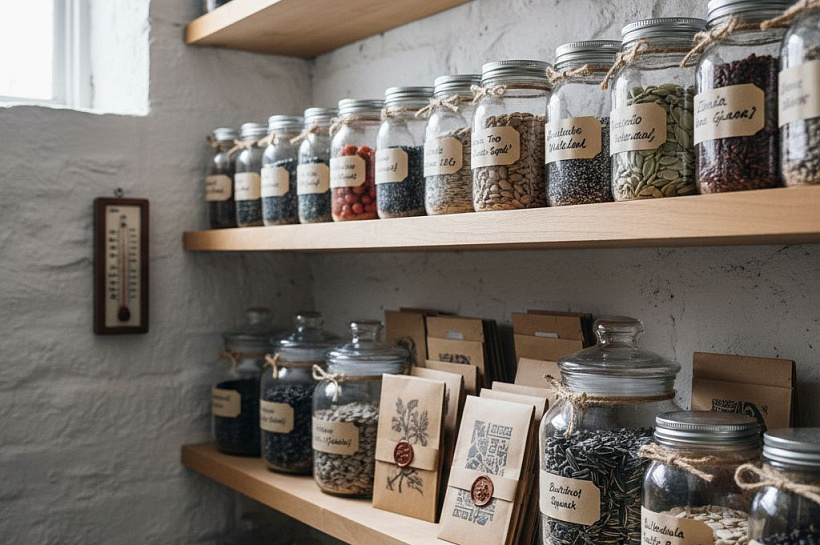 Правильное хранение семян зимой: условия и места для сохранения всхожести