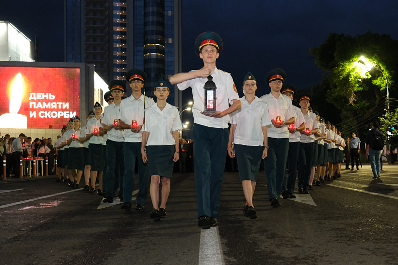 Более 120 тысяч человек приняли участие в акции «Свеча памяти» в Краснодарском крае